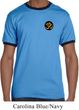 Yoga Gold AUM Patch Pocket Print Mens Ringer Shirt