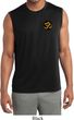 Yoga Gold AUM Patch Pocket Print Mens Sleeveless Moisture Wicking