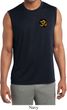 Yoga Gold AUM Patch Pocket Print Mens Sleeveless Moisture Wicking