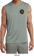 Yoga Gold AUM Patch Pocket Print Mens Sleeveless Moisture Wicking