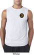 Yoga Gold AUM Patch Pocket Print Mens Sleeveless Shirt