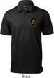 Yoga Gold AUM Patch Pocket Print Mens Textured Polo Shirt