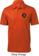 Yoga Gold AUM Patch Pocket Print Mens Textured Polo Shirt