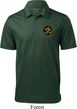 Yoga Gold AUM Patch Pocket Print Mens Textured Polo Shirt