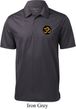 Yoga Gold AUM Patch Pocket Print Mens Textured Polo Shirt
