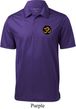 Yoga Gold AUM Patch Pocket Print Mens Textured Polo Shirt