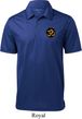 Yoga Gold AUM Patch Pocket Print Mens Textured Polo Shirt