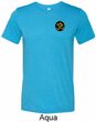 Yoga Gold AUM Patch Pocket Print Mens Tri Blend Crewneck Shirt