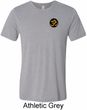 Yoga Gold AUM Patch Pocket Print Mens Tri Blend Crewneck Shirt