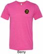 Yoga Gold AUM Patch Pocket Print Mens Tri Blend Crewneck Shirt