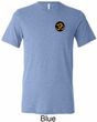 Yoga Gold AUM Patch Pocket Print Mens Tri Blend Crewneck Shirt