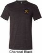 Yoga Gold AUM Patch Pocket Print Mens Tri Blend Crewneck Shirt