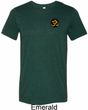 Yoga Gold AUM Patch Pocket Print Mens Tri Blend Crewneck Shirt