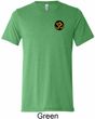 Yoga Gold AUM Patch Pocket Print Mens Tri Blend Crewneck Shirt