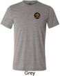 Yoga Gold AUM Patch Pocket Print Mens Tri Blend Crewneck Shirt