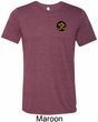 Yoga Gold AUM Patch Pocket Print Mens Tri Blend Crewneck Shirt