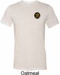 Yoga Gold AUM Patch Pocket Print Mens Tri Blend Crewneck Shirt