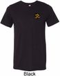 Yoga Gold AUM Patch Pocket Print Mens Tri Blend Crewneck Shirt