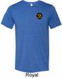 Yoga Gold AUM Patch Pocket Print Mens Tri Blend Crewneck Shirt