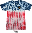 Yoga Gold AUM Patch Pocket Print Patriotic Tie Dye Shirt