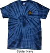 Yoga Gold AUM Patch Pocket Print Spider Tie Dye Shirt