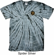 Yoga Gold AUM Patch Pocket Print Spider Tie Dye Shirt
