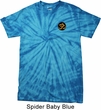 Yoga Gold AUM Patch Pocket Print Spider Tie Dye Shirt