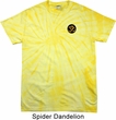 Yoga Gold AUM Patch Pocket Print Spider Tie Dye Shirt