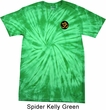 Yoga Gold AUM Patch Pocket Print Spider Tie Dye Shirt