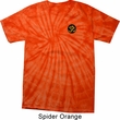 Yoga Gold AUM Patch Pocket Print Spider Tie Dye Shirt