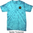 Yoga Gold AUM Patch Pocket Print Spider Tie Dye Shirt