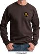 Yoga Gold AUM Patch Pocket Print Sweatshirt
