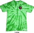 Yoga Gold AUM Patch Pocket Print Twist Tie Dye Shirt
