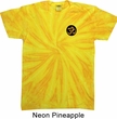 Yoga Gold AUM Patch Pocket Print Twist Tie Dye Shirt