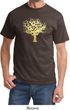 Yoga Gold Foil Tree of Life Adult Shirt