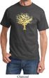 Yoga Gold Foil Tree of Life Adult Shirt