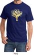 Yoga Gold Foil Tree of Life Adult Shirt