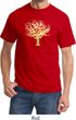 Yoga Gold Foil Tree of Life Adult Shirt