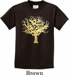 Yoga Gold Foil Tree of Life Kids Shirt