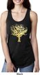 Yoga Gold Foil Tree of Life Ladies Ideal Tank Top