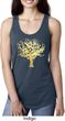 Yoga Gold Foil Tree of Life Ladies Ideal Tank Top