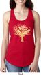 Yoga Gold Foil Tree of Life Ladies Ideal Tank Top