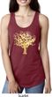 Yoga Gold Foil Tree of Life Ladies Ideal Tank Top