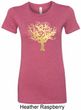 Yoga Gold Foil Tree of Life Ladies Longer Length Shirt