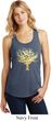 Clearance - Womens Gold Foil Tree of Life Racerback Yoga Tank Top