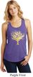 Clearance - Womens Gold Foil Tree of Life Racerback Yoga Tank Top