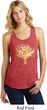 Clearance - Womens Gold Foil Tree of Life Racerback Yoga Tank Top