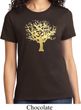 Yoga Gold Foil Tree of Life Ladies Shirt