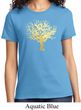 Yoga Gold Foil Tree of Life Ladies Shirt