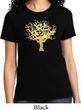 Yoga Gold Foil Tree of Life Ladies Shirt